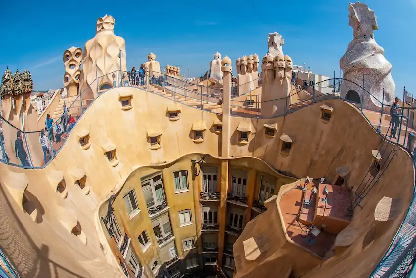 Les maisons Gaudi à Barcelone